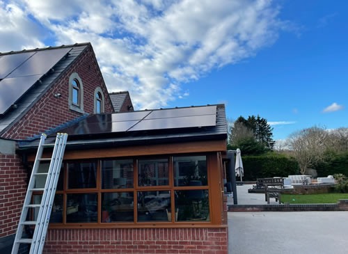 solar panels installed North West